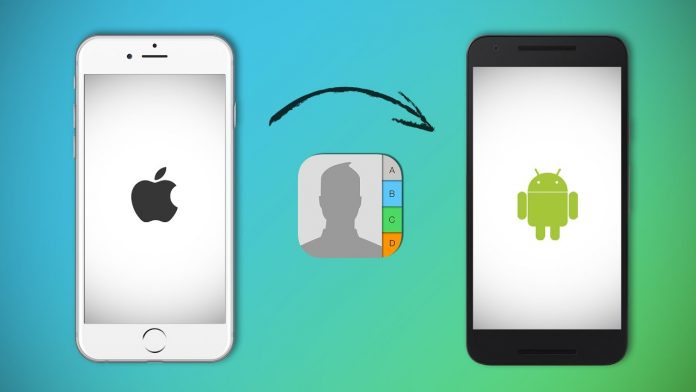 How to transfer contacts from Android to iPhone?
