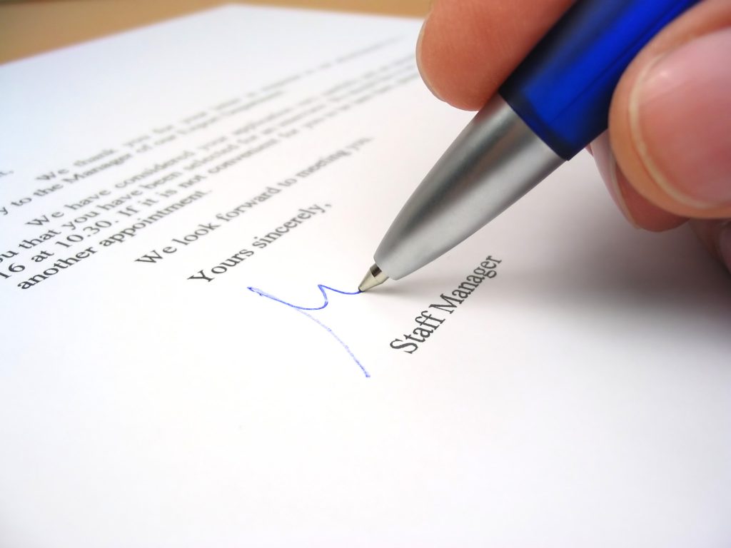 How to end a letter?