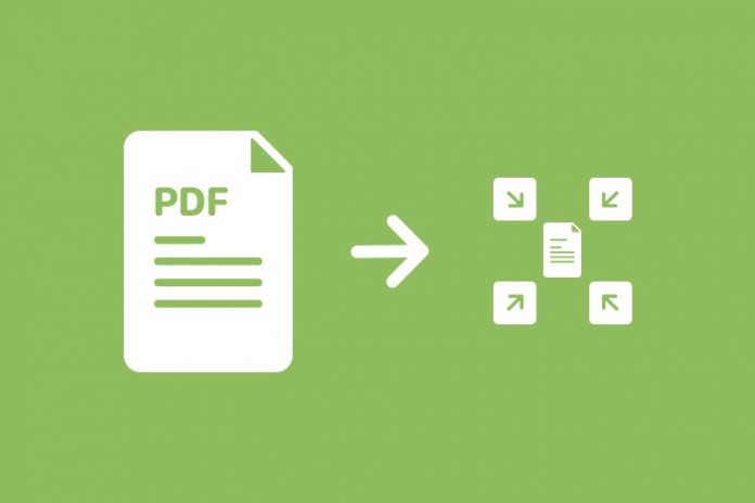 What is compress PDF file