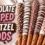 chocolate dipped pretzel rods