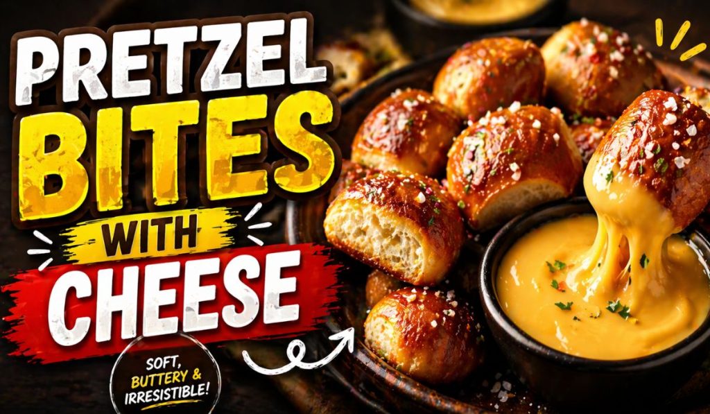 pretzel bites with cheese