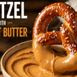 pretzel with peanut butter