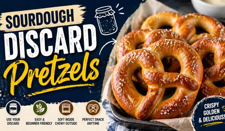sourdough discard pretzels